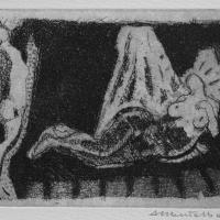 La Langoureuse 2004
													Eau forte et aquatinte
													Tirage à 10 exemplaires