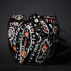 L'urne magique 2021 Welded and painted steel - 38 x 31 x 35 cm - Unique piece SOLD