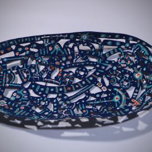 Cefalù 2021 Welded and painted steel- 9 x 60,5 x 28 cm - Unique piece SOLD