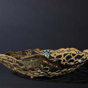 Monreale 2021 Welded and painted steel - 12 x 40 x 38,5cm - Unique piece SOLD