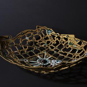 Monreale 2021 Welded and painted steel - 12 x 40 x 38,5cm - Unique piece SOLD