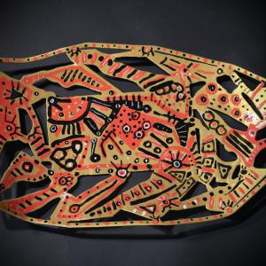 Etna 2021 Welded and painted steel - 72 x 38,5 x 24 cm - Unique piece