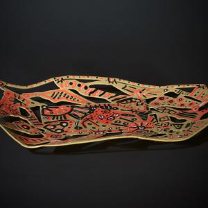 Etna 2021 Welded and painted steel - 72 x 38,5 x 24 cm - Unique piece