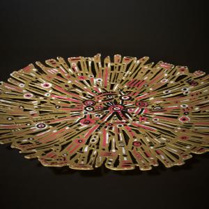 Siracusa 2021 Welded and painted steel - Diameter : 50 cm - Unique piece - SOLD