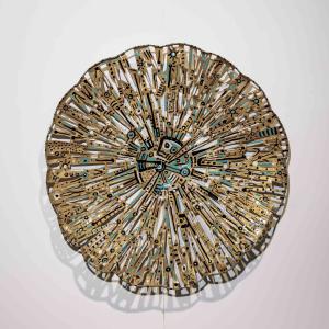 Palermo 2021 Welded and painted steel - Diameter : 77,5 cm - Unique piece