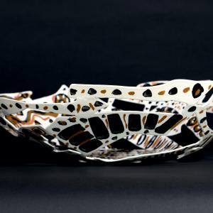 Le Cyclope 2021 Welded and painted steel - 12 x 37 x 35 cm - Unique piece