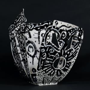 Pompei 2021 Welded and painted steel - 31 x 30,5 x 30 cm - Unique piece