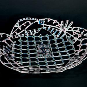 Venezia 2021 Welded and painted steel- High : 7,5 cm - Diameter : 44,5 cm - Unique piece