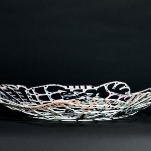 Venezia 2021 Welded and painted steel- High : 7,5 cm - Diameter : 44,5 cm - Unique piece