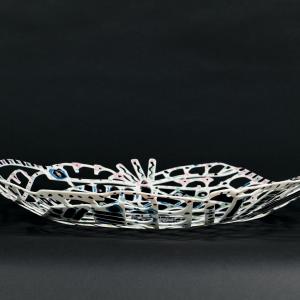 Venezia 2021 Welded and painted steel- High : 7,5 cm - Diameter : 44,5 cm - Unique piece