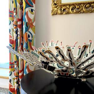 Vesta 2021 Welded and painted steel - 28 x 67,5 x 52 cm - Unique piece