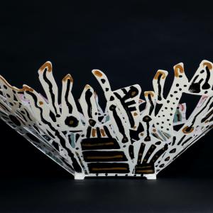 Vesta 2021 Welded and painted steel - 28 x 67,5 x 52 cm - Unique piece