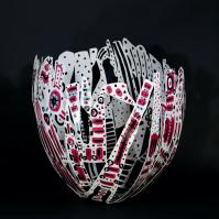 L'Eveil 2022 Painted steel - 78 x 82 x 67 cm - Unique piece