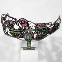 Naissance de Vénus VI 2026 - Acier soudé, peint - 50 x 82 x 70 cm