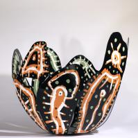 Parfum d'oranger 2022 - Welded and painted steel - 48 x 60 x 54 cm - Unique piece