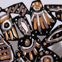 Souvenir d'Agrigente I 2022 - Welded and painted steel - 21,5 x 40 x 39 cm SOLD