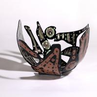 Souvenir d'Agrigente II 2022 - Welded and painted steel - 19 x 27 x 25,5 cm SOLD