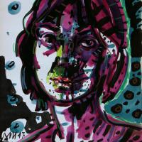 Portrait d'Emmanuelle III 2017 Encre de Chine sur papier - 34 x 24 cmre de Chine sur papier - 34 x 24 cm