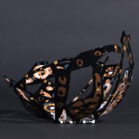 Eclosion III 2024 Welded and painted steel - Height : 19 cm - Diameter : 29 cm - Unique piece