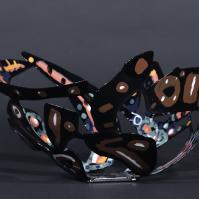 Eclosion IV 2024 Welded and painted steel - Height : 18 cm - Diameter : 34,5 cm - Unique piece