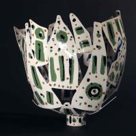 Eclosion VI 2025 Welded and painted steel - 41 x 38 x 30 cm - Unique piece