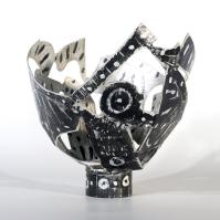 Naissance de Vénus III (Birth of Venus III ) 2024 Welded and patinated steel - 25,5 x 30 x 24,5 cm