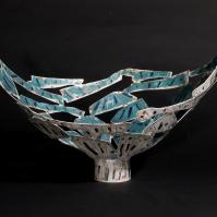 Naissance de Vénus IV 2024 Welded and patinated steel - 25 x 42 x 30 cm