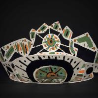 Fortune wheel 2025 Welded and painted steel - 26 x 48 x 49 cm - Unique piece