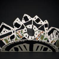 Fortune wheel 2025 Welded and painted steel - 26 x 48 x 49 cm - Unique piece