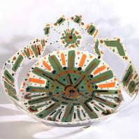 Fortune wheel 2025 Welded and painted steel - 26 x 48 x 49 cm - Unique piece